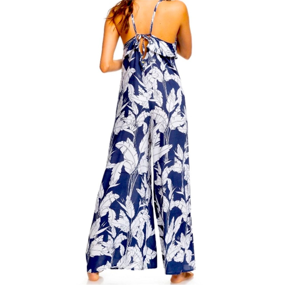 Roxy Palm Leaves Jumpsuit Size Small🌴 - Picture 2 of 15